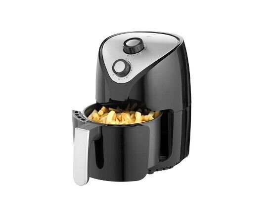 LENTZ Heißluftfritteuse 2 L Heißluftfriteuse Heißluft-Fritteuse Friteuse schwarz