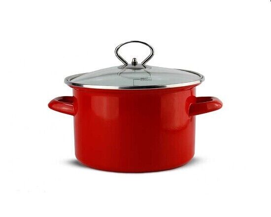 Schäfer Bratentopf 2,5lt Ø 20x12cm Metallic Red