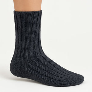 2er Set Kuschelige Wintersocken aus Alpakawolle für Damen und Herren im 2er Set