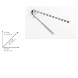 WENKO Handtuch Halter CUBA Stangen Chrom Ständer Wand Bad Aufhängung Gäste WC