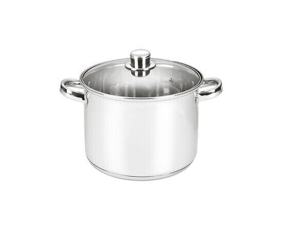 MICHELINO Edelstahl Großraumtopf 14/12/10 L Kochtopf Induktionskochtopf Suppento