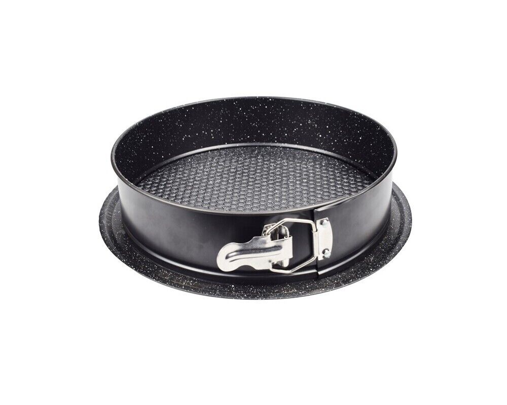 Springform mit Servierboden Backblech Kuchenform 26cm aus Carbon-Stahl Michelino