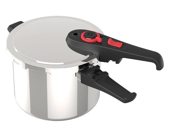 Schnellkochtopf 6 Liter Michelino Edelstahl Geeignet für alle Herdarten