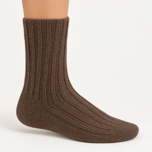 2er Set Kuschelige Wintersocken aus Alpakawolle für Damen und Herren im 2er Set