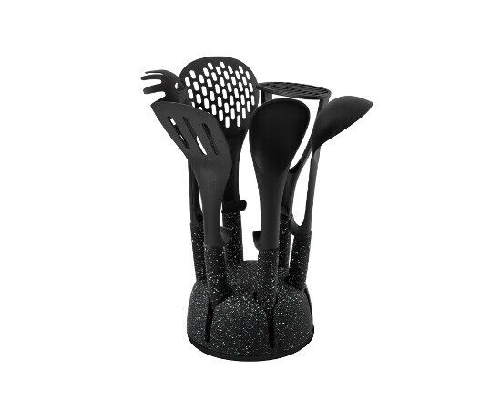 Schäfer 7-tlg. Set Küchenhelfer Küche Löffel Kochbesteck Kochzubehör Ständer