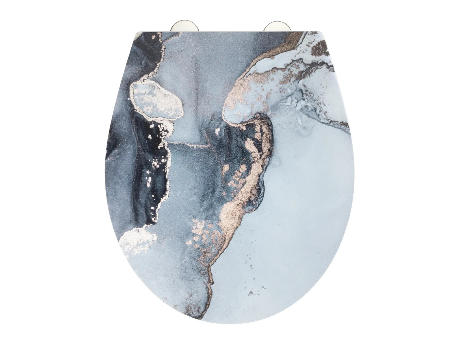 WENKO Kunststoff WC Sitz Licata mit Absenkautomatik Badezimmer Gäste WC