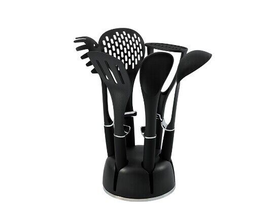 Schäfer 7-tlg. Küchenhelfer-Set Metallic Black