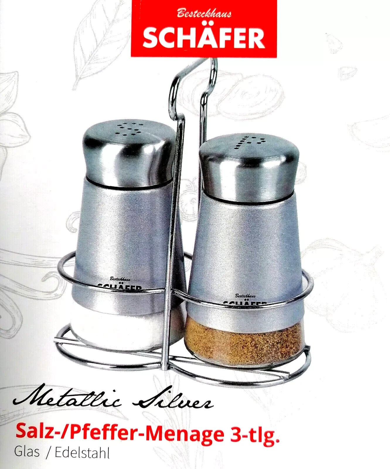 Schäfer Salz- und Pfefferstreuer Menage Set