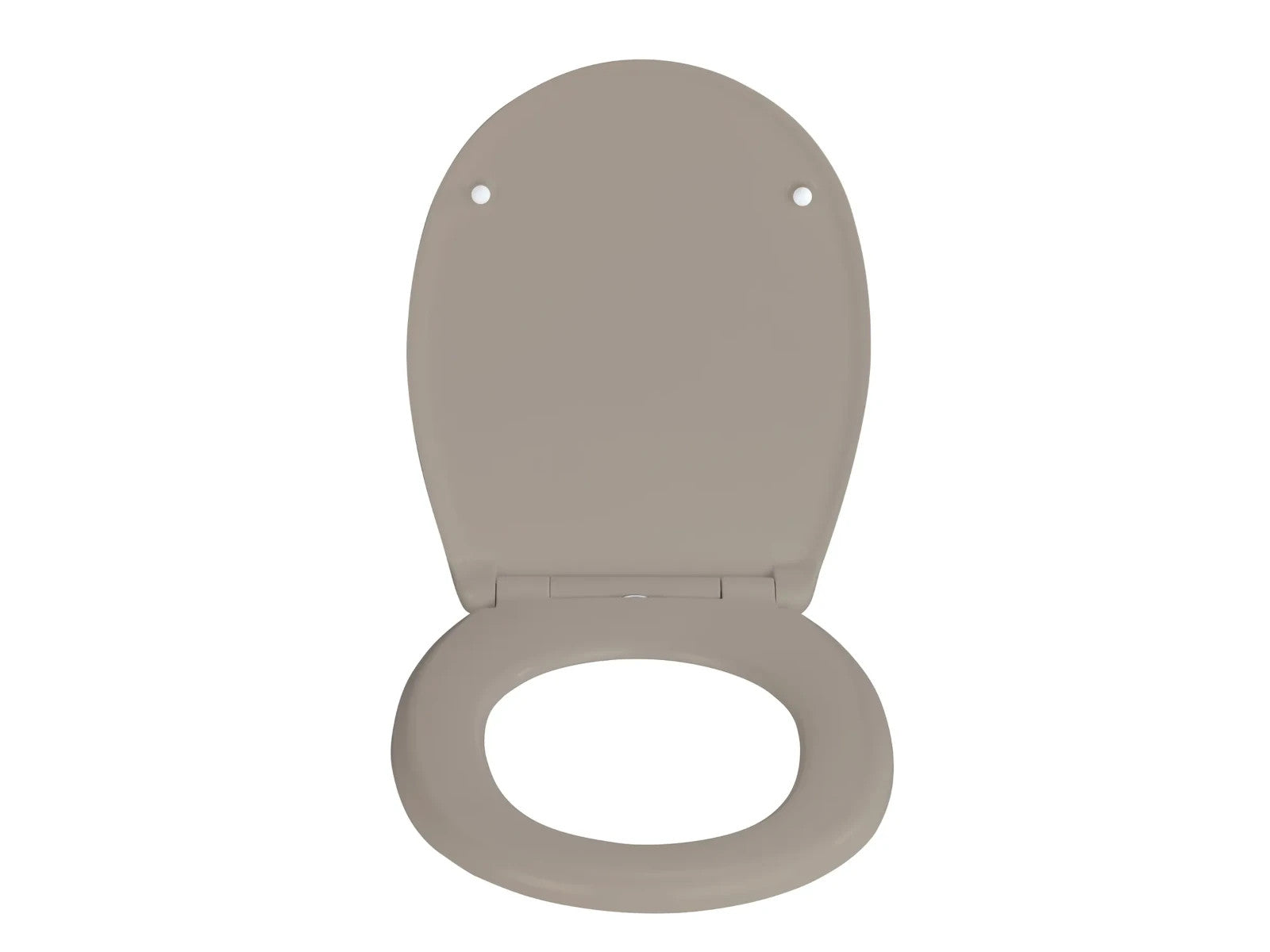 WENKO WC SITZ VORNO Absenkautomatik Toiletten Deckel Klo Brillen taupe Duroplast
