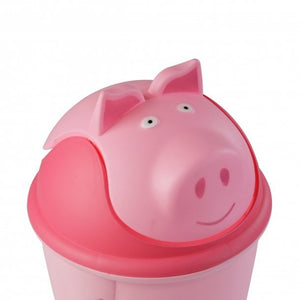 Eimer mit Tiermotiven Kunststoff - Frosch - Löwe - Panda - Schwein