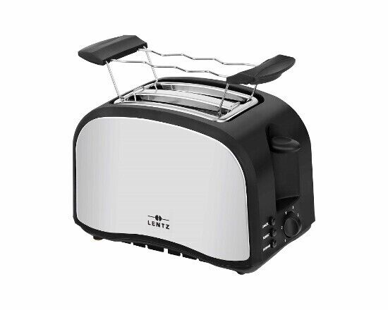 Lentz Toaster 2 Scheibentoaster 800watt Edelstahltoaster