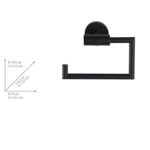 WENKO Toiletten Papier Halter Klo Rrollen BOSIO Black Bad Gäste WC Accessoires