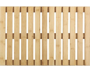 WENKO Baderost Indoor Outdoor Bambus Vorleger 40x60 Bad Matte Sauna Pool Holz