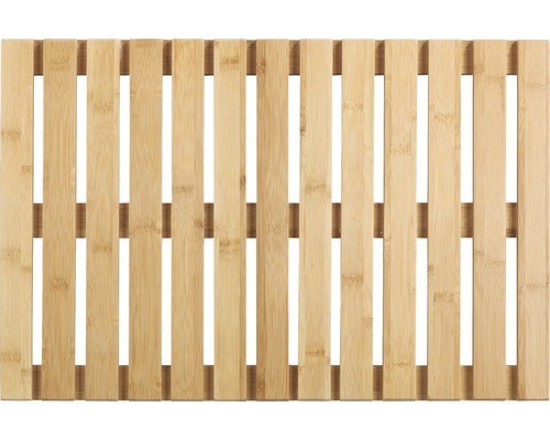 WENKO Baderost Indoor Outdoor Bambus Vorleger 40x60 Bad Matte Sauna Pool Holz