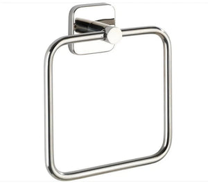 WENKO Handtuchring Halter Halterung Stange Handtücher Bad inklusive Schraubenset