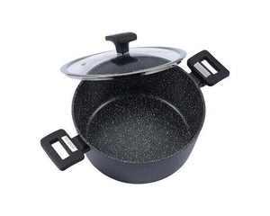 Schäfer Bratentopf mit Deckel Marble Black Ø 20cm