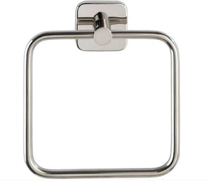WENKO Handtuchring Halter Halterung Stange Handtücher Bad inklusive Schraubenset