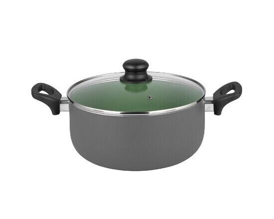Michelino Bratentopf mit Deckel Serie Lara  20cm durchmesser grün