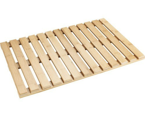 WENKO Baderost Indoor Outdoor Bambus Vorleger 40x60 Bad Matte Sauna Pool Holz