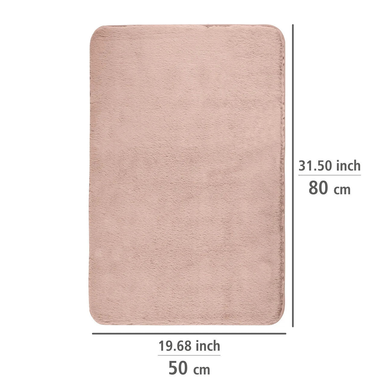 WENKO Badematte Mod. Saravan Rosa