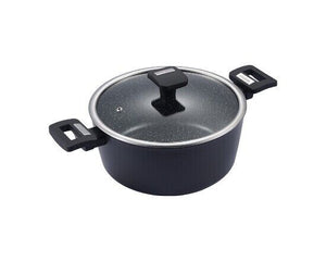 Schäfer Bratentopf mit Deckel Marble Black Ø 20cm