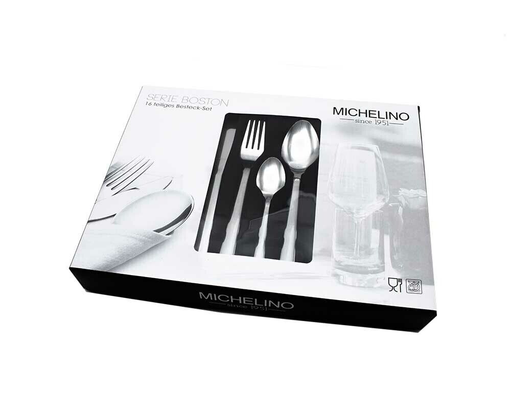 Besteckset Boston 24/16 teilig Michelino Edelstahl  Essbesteck