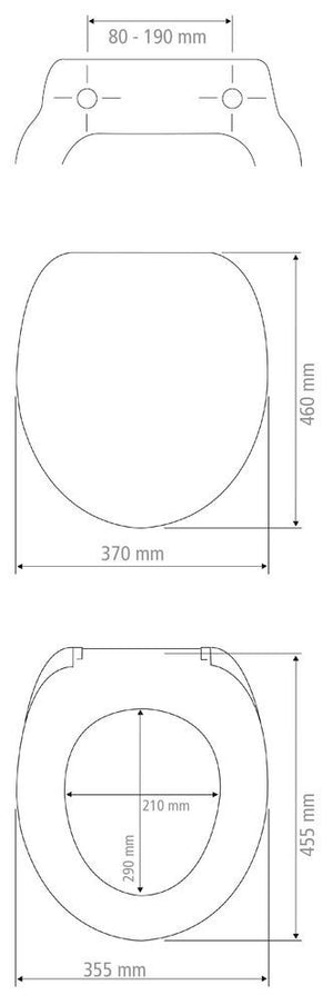 Wenko WC-Sitz Exclusive Nr. 4 aus Duroplast Absenkautomatik Kloschüssel Premium