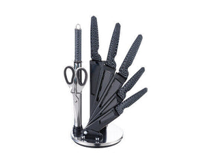 Michelino Messer-Set 8-teilig inkl. Acrylständer Messerblock verschiedene Farben