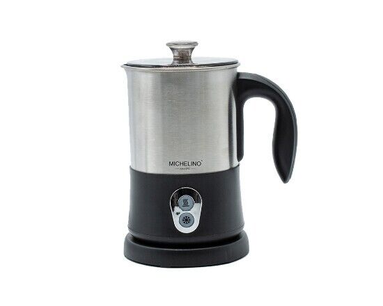 Michelino Milchaufschäumer 550 watt edelstahl schwarz