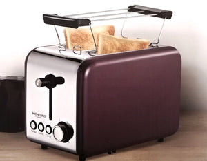 Michelino 2-Scheiben Toaster  Retro Brötchenaufsatz