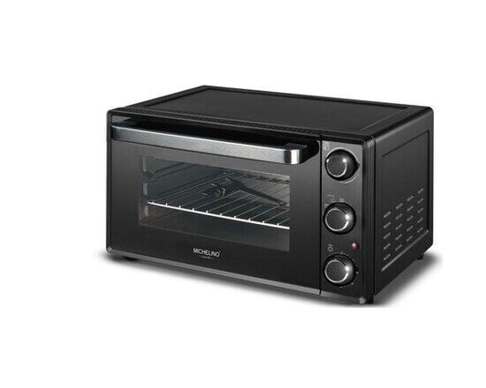 Michelino Backofen 32 Liter Minibackofen Heißluftofen schwarz