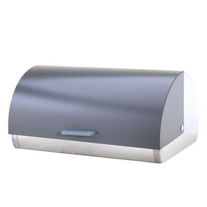 Edelstahl Brotkasten Rollbrotkasten Brotkiste Brotbehälter Versch. Farben Neu