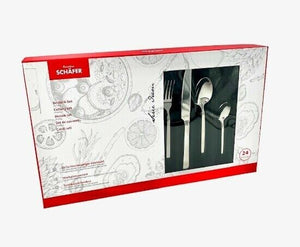 Besteckset 24 teilig Serie Irem für 6 Personen Edelstahl 18/10 Mehrzweck