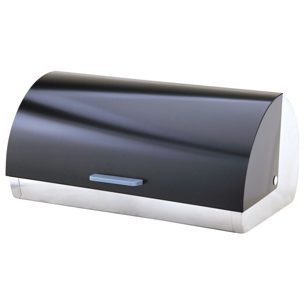 Edelstahl Brotkasten Rollbrotkasten Brotkiste Brotbehälter Versch. Farben Neu