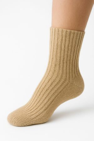 2er Set Kuschelige Wintersocken aus Alpakawolle für Damen und Herren im 2er Set