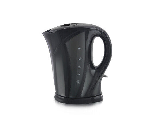 Wasserkocher weiß/Schwarz  1,7 Liter Lentz