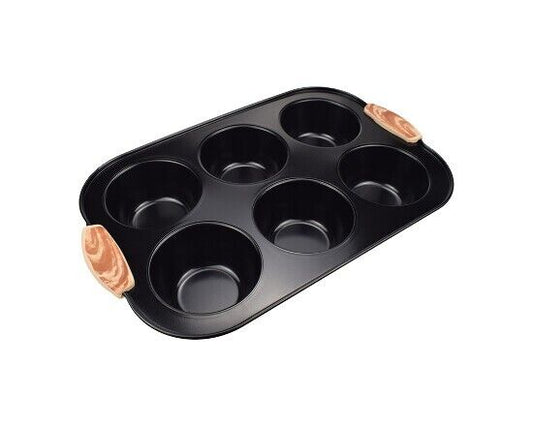 Schäfer Muffinform für 6 Muffins Maple Wood