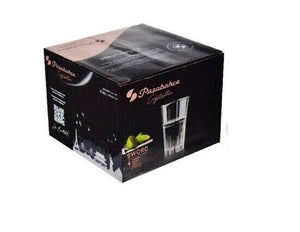 Pasabahce Trinkglas Longdrinkglas Kaltgetränke Criystallin Sword 350ML 4er Set