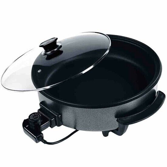 Schäfer Pizza Pan Ø42/11cm ideal für Pizza, Lahmacun, Gözleme und mehr