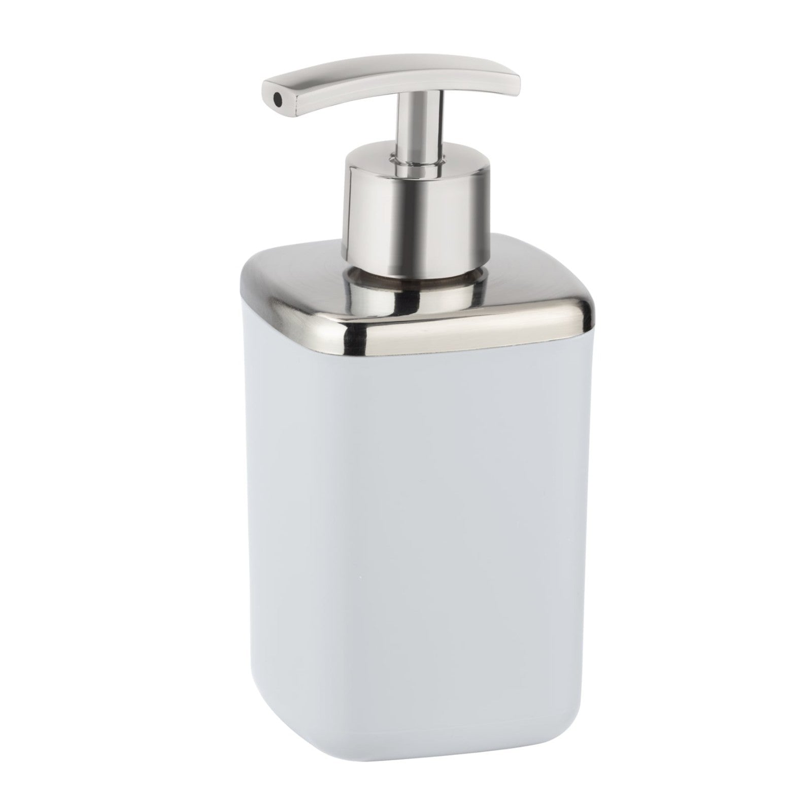 WENKO Barcelona Seifenspender – Maße (B x H x T): 7 x 16 x 7 cm, weiß