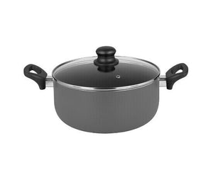 Michelino Bratentopf mit Deckel Serie Lara 28cm Durchmesser grün/grau