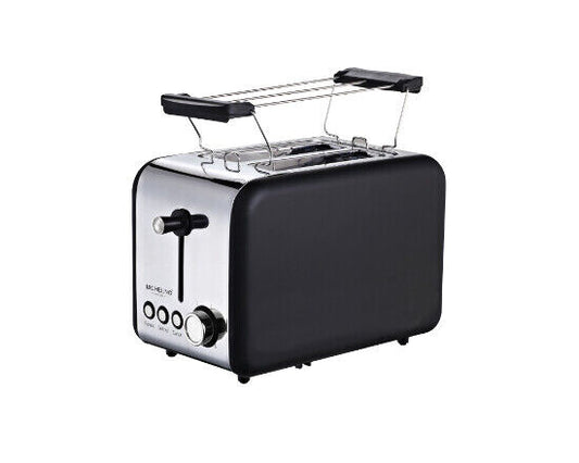 Michelino 2-Scheiben Toaster  Retro Brötchenaufsatz