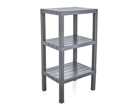 Michelino Regal Standregal Ablagefläche Abstellregal Holzoptik Grau Küchenregal