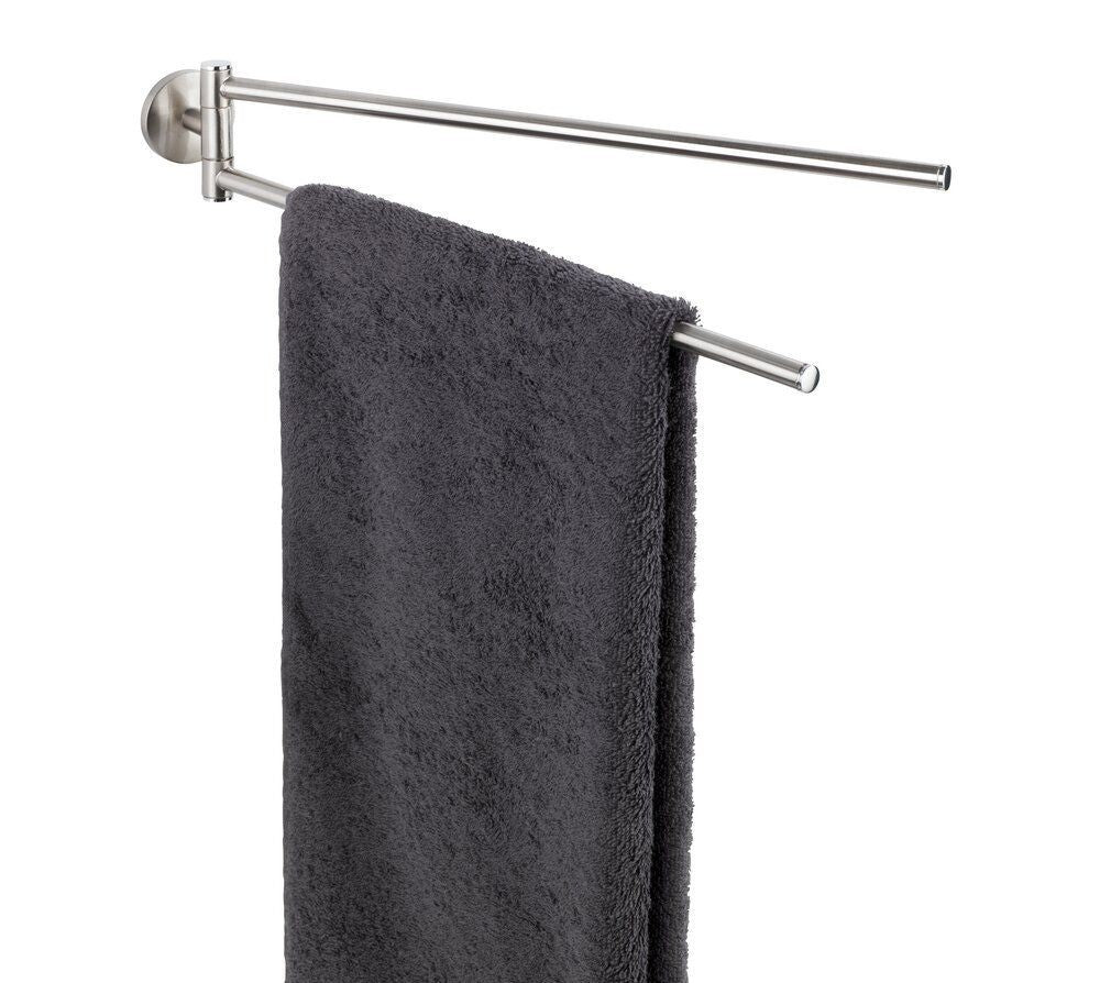 WENKO Handtuch Halter CUBA Stangen Chrom Ständer Wand Bad Aufhängung Gäste WC