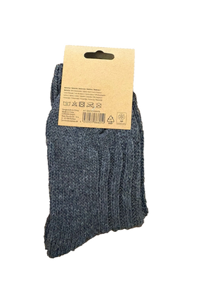 2er Set Kuschelige Wintersocken aus Alpakawolle für Damen und Herren im 2er Set