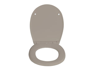 WENKO WC SITZ VORNO Absenkautomatik Toiletten Deckel Klo Brillen taupe Duroplast