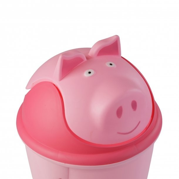 Eimer mit Tiermotiven Kunststoff - Frosch - Löwe - Panda - Schwein