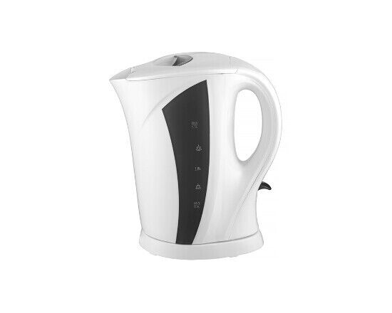 Wasserkocher weiß/Schwarz  1,7 Liter Lentz