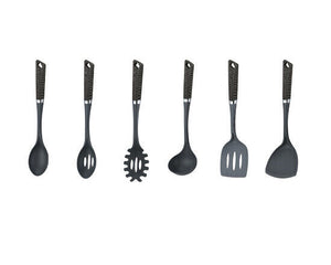 Set 7 tlg. mit Halterung Küchenbesteck Kochbesteck Küchenutensilien vers. Farben