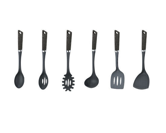 Set 7 tlg. mit Halterung Küchenbesteck Kochbesteck Küchenutensilien vers. Farben